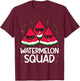 Watermelon Squad T-Shirt - T-Shirt | Maroon