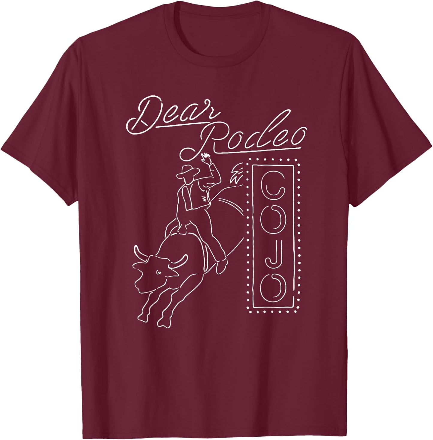 Retro Cojo Johnson Bull Skull Music Country 70s Cowboy Boots T-Shirt - T-Shirt | Maroon