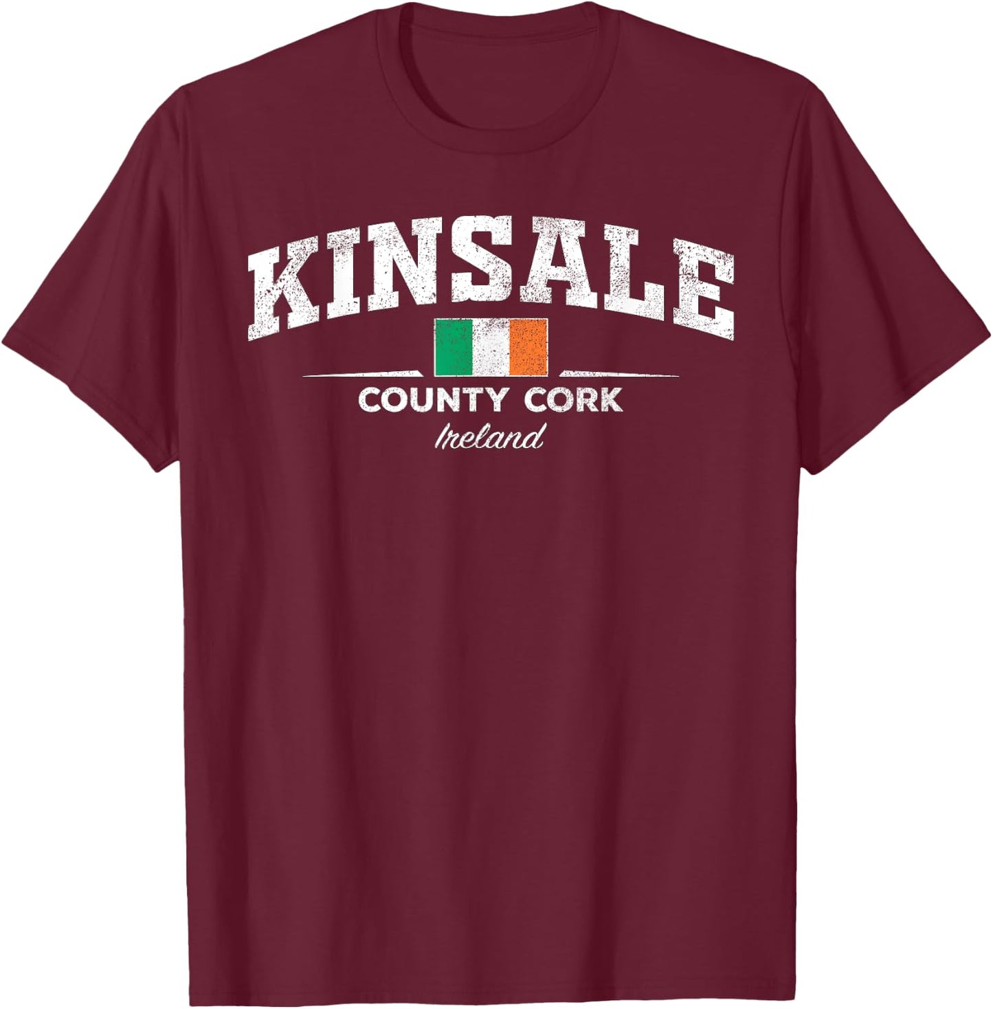 Kinsale Ireland T-Shirt - T-Shirt | Maroon