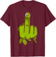 Middle Finger Turtle T-Shirt - T-Shirt | Maroon
