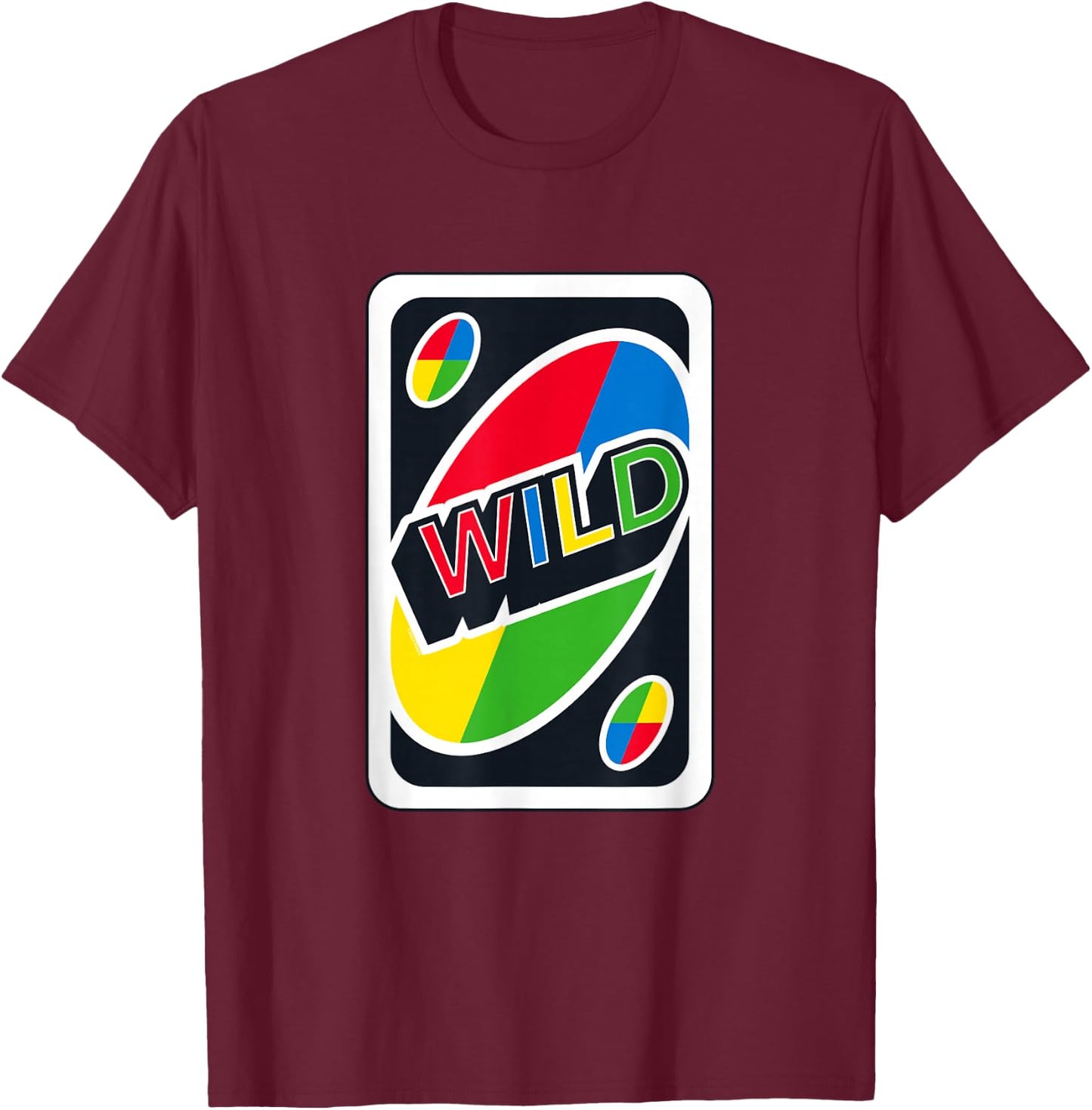 UNO - Wild Card T-Shirt - T-Shirt | Maroon