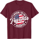 It's Official I'm The Favorite Daughter Funny Vintage T-Shirt - T-Shirt | Maroon
