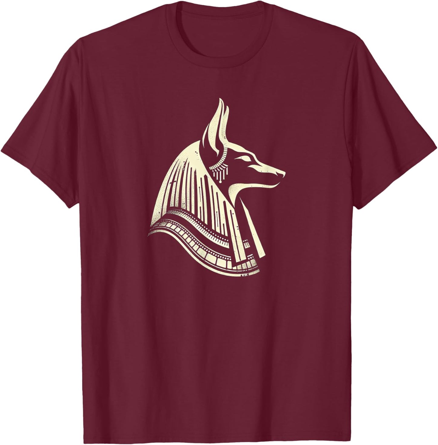 Anubis Silhouette Essence T-Shirt - T-Shirt | Maroon