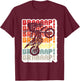 Brraaap Motocross - Dirt Bike T-Shirt - T-Shirt | Maroon