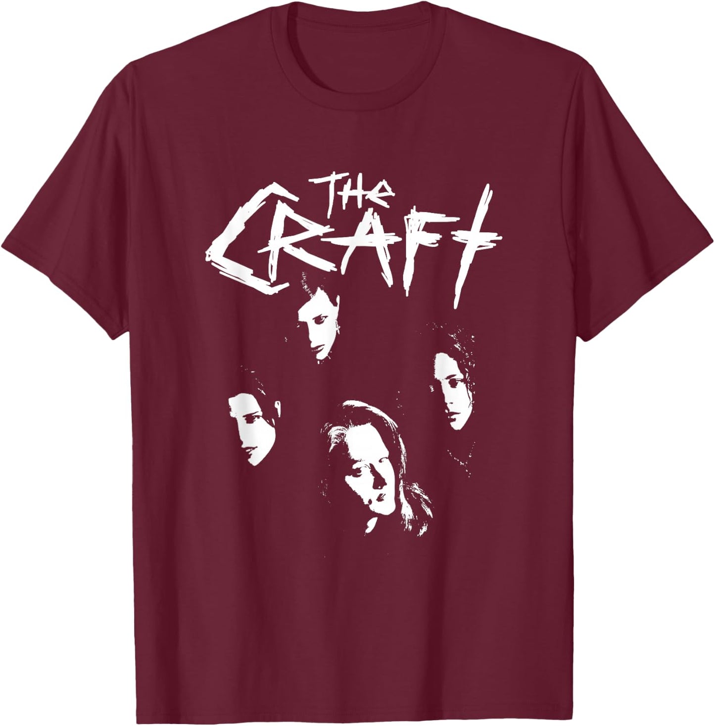 The Craft Front and Back Spells and Rituals 90's World Tour T-Shirt - T-Shirt | Maroon