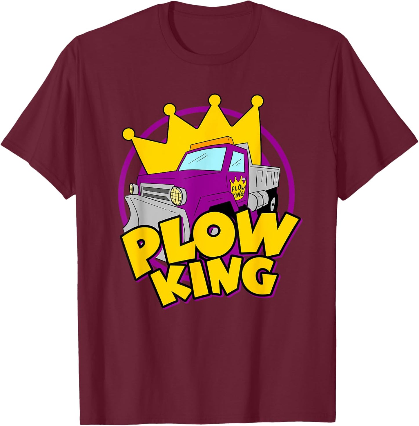 Plow King - The Healthy Competition T-Shirt - T-Shirt | Maroon