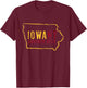 Funny Iowa Want Another Beer T-Shirt - T-Shirt | Maroon