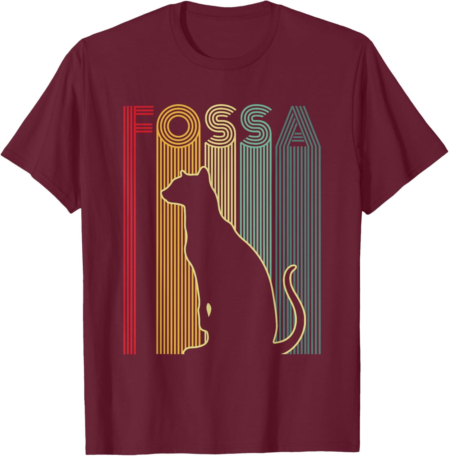 FOSSA Design for a Fossa lover T-Shirt - T-Shirt | Maroon
