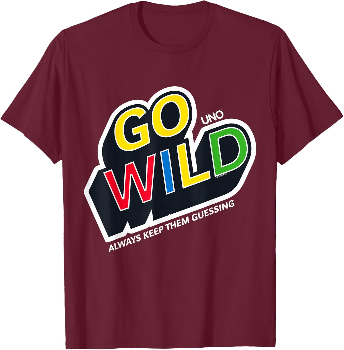 UNO - Go Wild T-Shirt - T-Shirt | Maroon