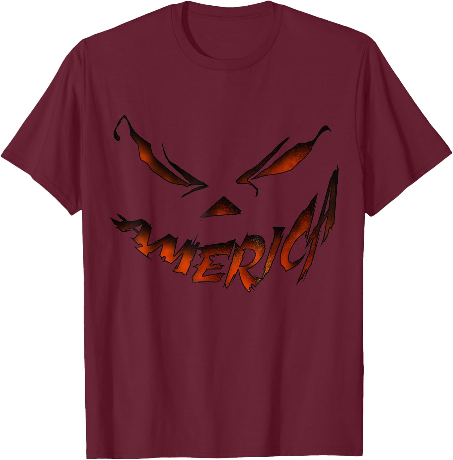 American Halloween 2.0 T-Shirt - T-Shirt | Maroon