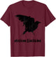 Mexican Blackbird - Raven from Mexico - Funny T-Shirt - T-Shirt | Maroon