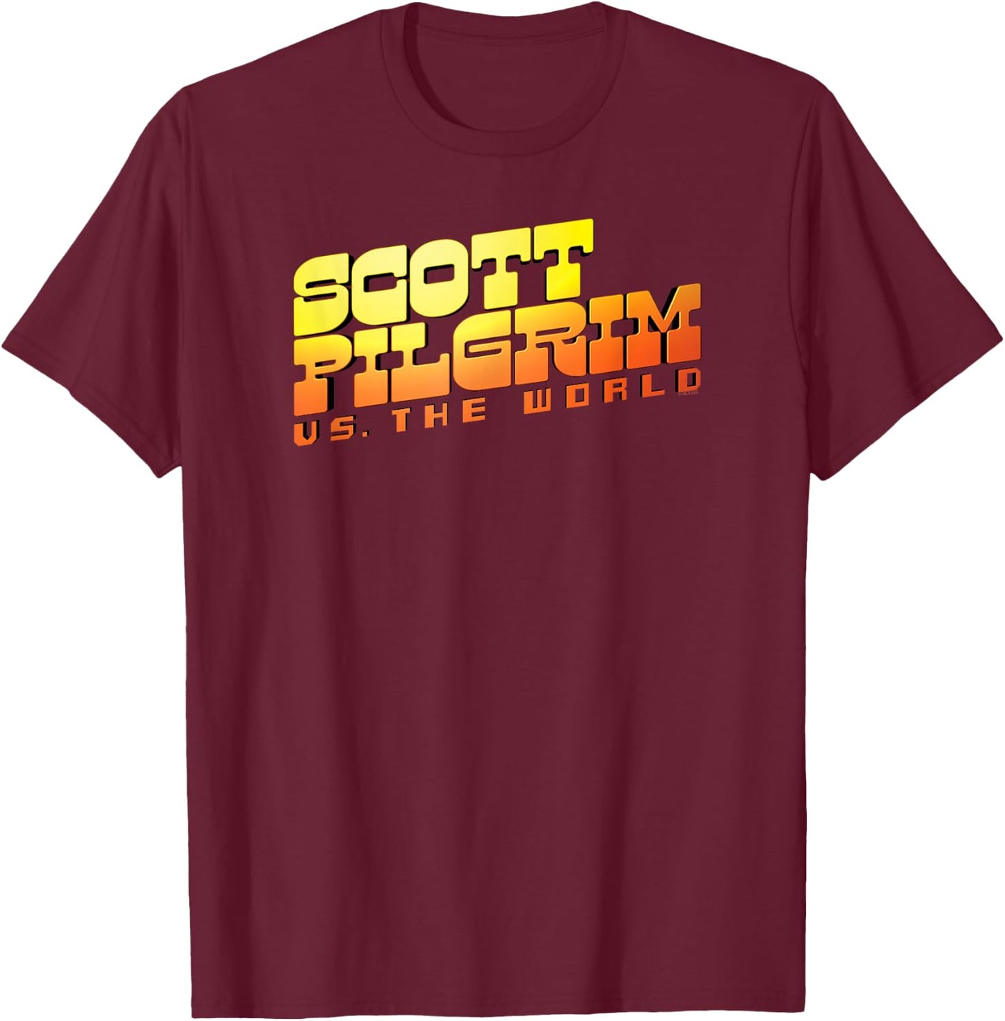 Scott Pilgrim Vs. The World Logo T-Shirt - T-Shirt | Maroon