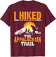Funny Hiked Small Section Of Appalachian | Funny Hiker Gift T-Shirt - T-Shirt | Maroon