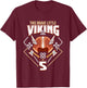 Kids This Brave Little Viking Is 5 - Cool Viking 5th Birthday T-Shirt - T-Shirt | Maroon