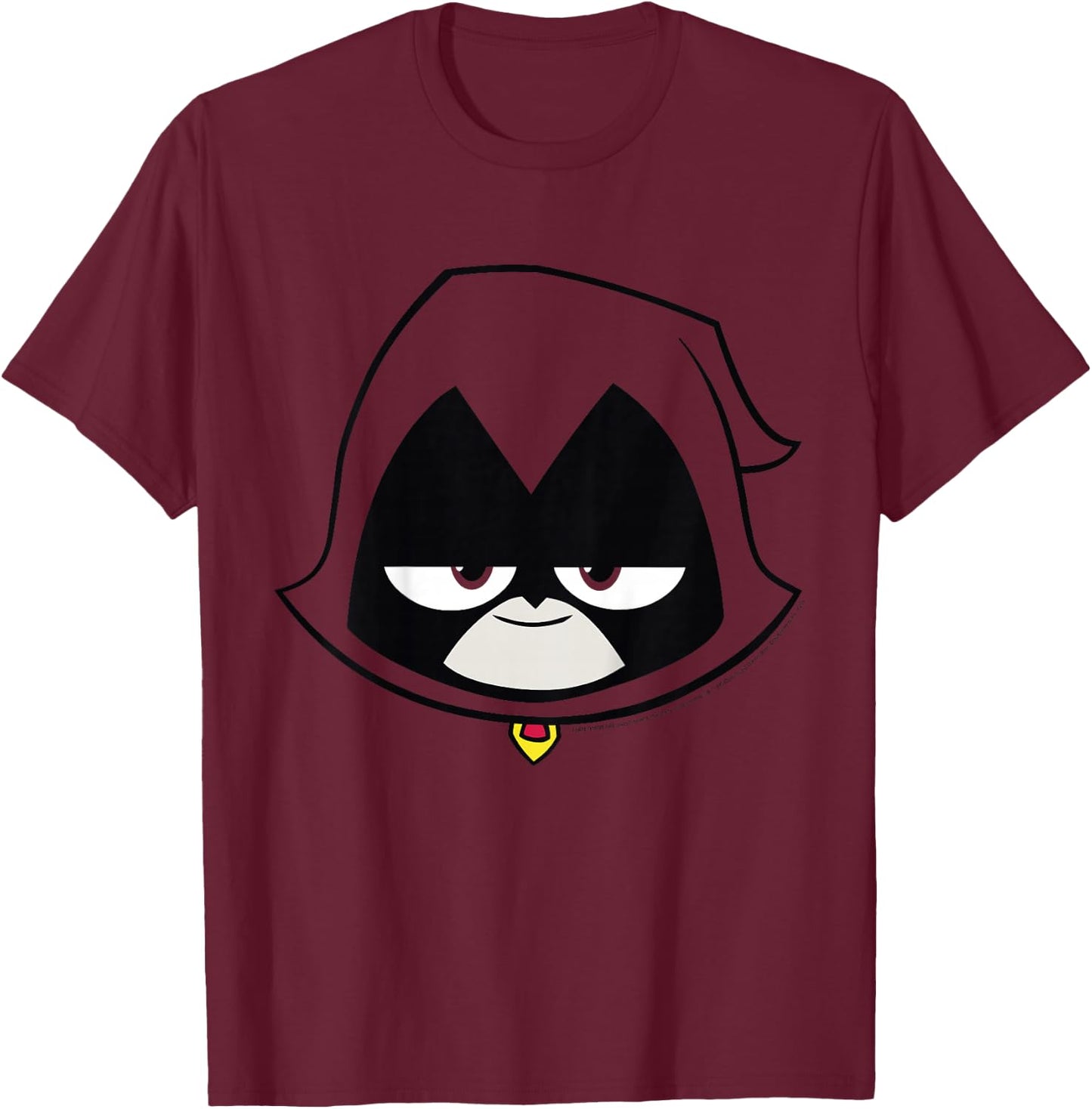 Kids DC Comics Teen Titans Go! Raven Big Face T-Shirt - T-Shirt | Maroon