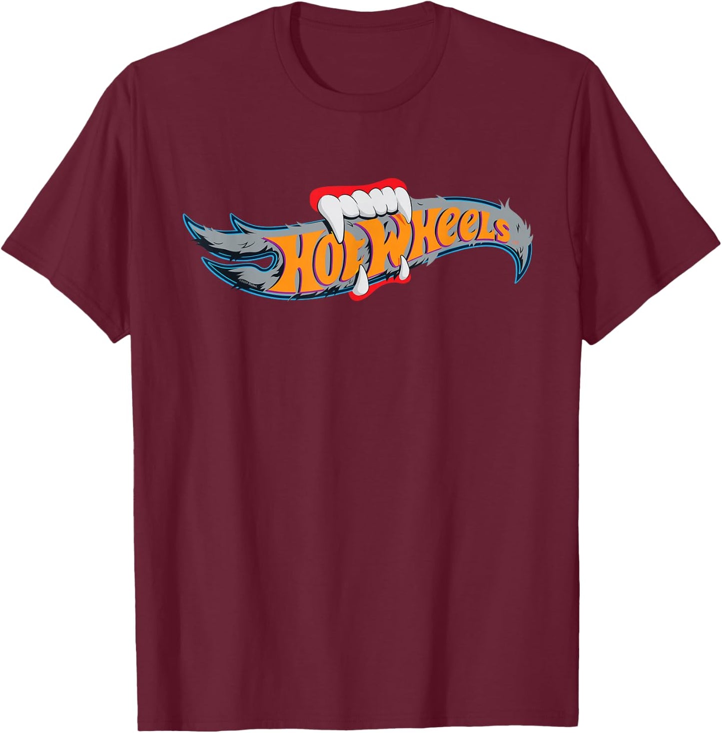 Hot Wheels - Monster Teeth T-Shirt - T-Shirt | Maroon