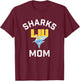Long Island University LIU Blackbirds Arched Mom T-Shirt - T-Shirt | Maroon