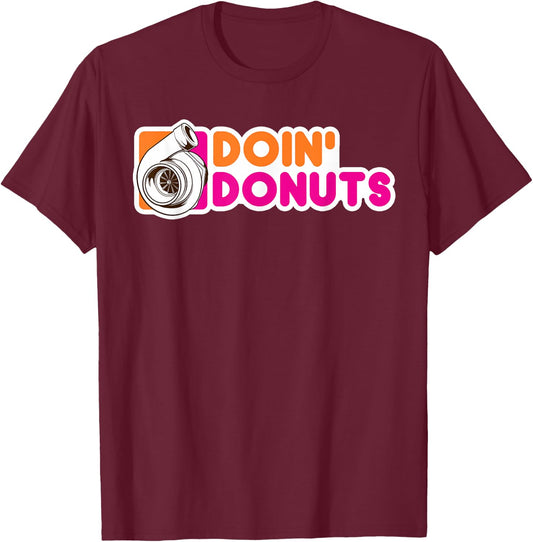 Racecar Drift Car Auto Mechanic Turbochanger Tuner T-Shirt - T-Shirt | Maroon