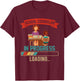 School Counselor In Progress Loading Proud Future Job T-Shirt - T-Shirt | Maroon