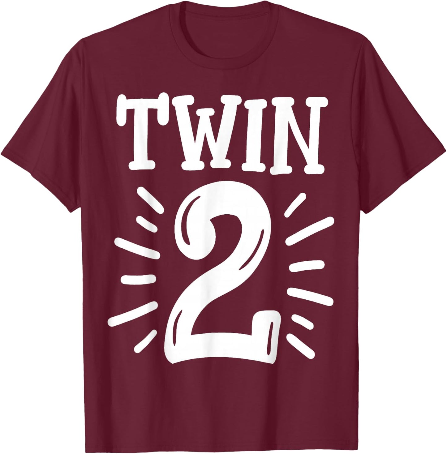 Twins Twin 2 T-Shirt - T-Shirt | Maroon