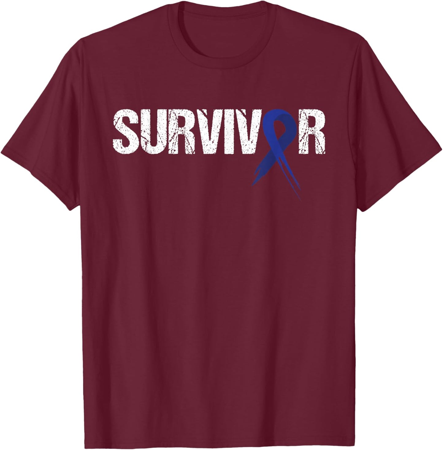 Colon Cancer Survivor Gift Women Find A Cure T-Shirt - T-Shirt | Maroon