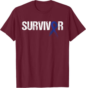 Colon Cancer Survivor Gift Women Find A Cure T-Shirt - T-Shirt | Maroon