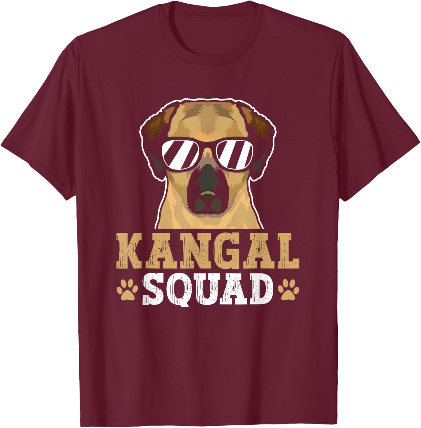 Kangal Squad Dog Kangals Puppy Owner Kangal T-Shirt - T-Shirt | Maroon