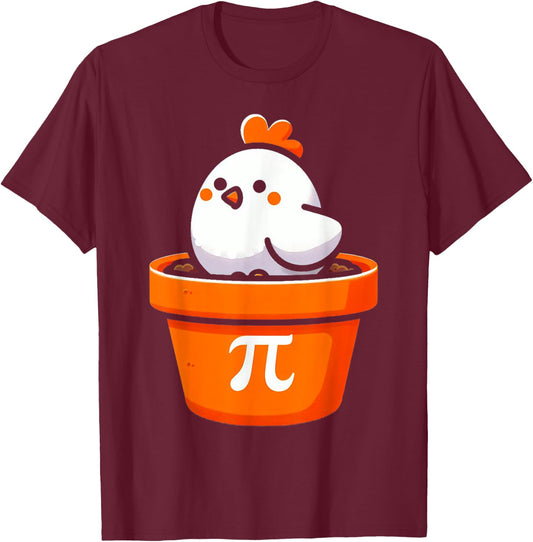 Funny Chicken Pot Pie Shirt T-Shirt - T-Shirt | Maroon