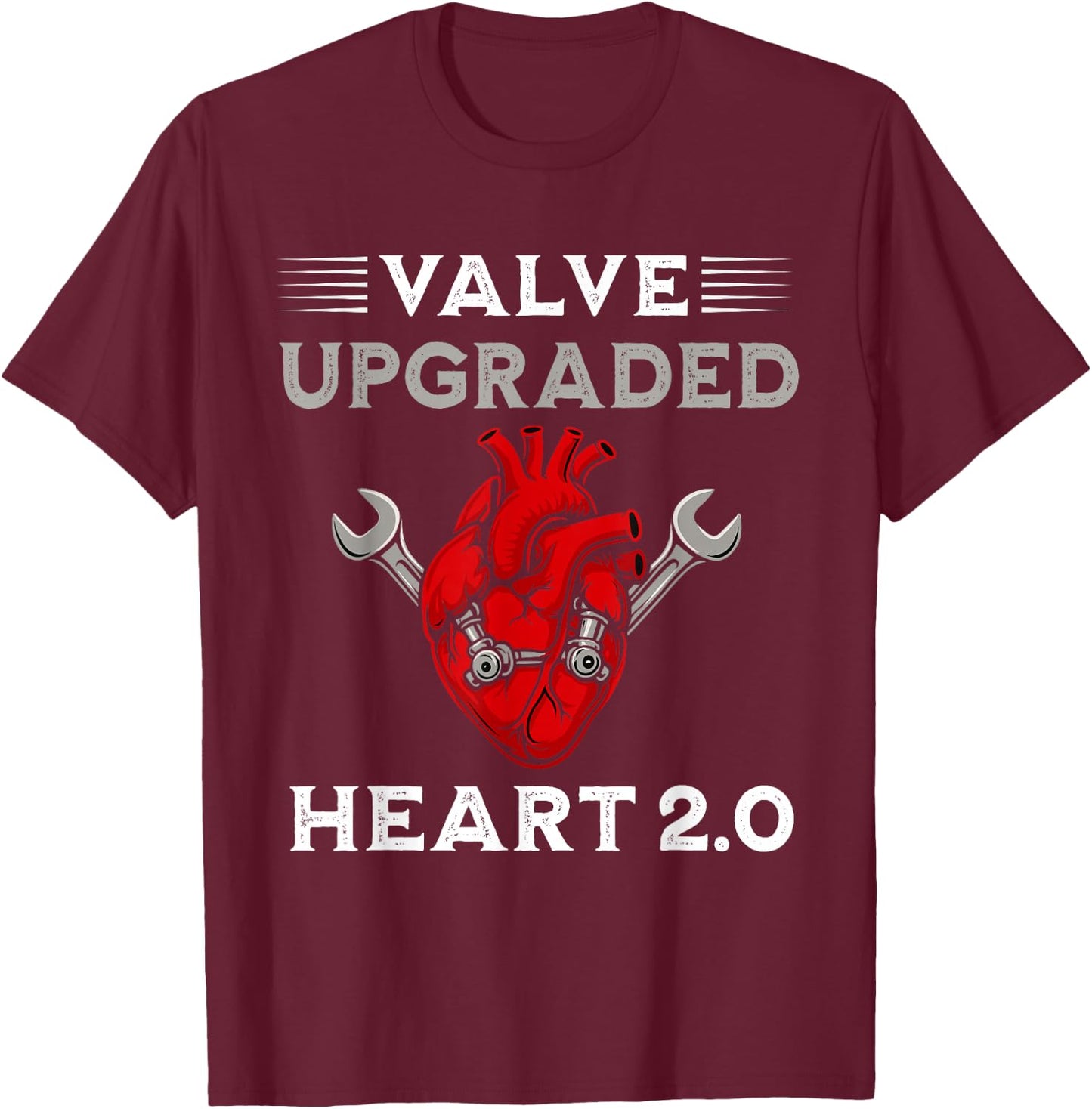 Valve Replacement Heart Surgery T-Shirt - T-Shirt | Maroon
