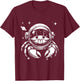 Crab Dad Mom Space - Astronaut Crab T-Shirt - T-Shirt | Maroon