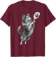 Shetland Sheepdog Playing Pickleball Sports Dog Lover T-Shirt - T-Shirt | Maroon