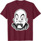 Payaso Chicano Clown Blackwork Minimal T-Shirt - T-Shirt | Maroon