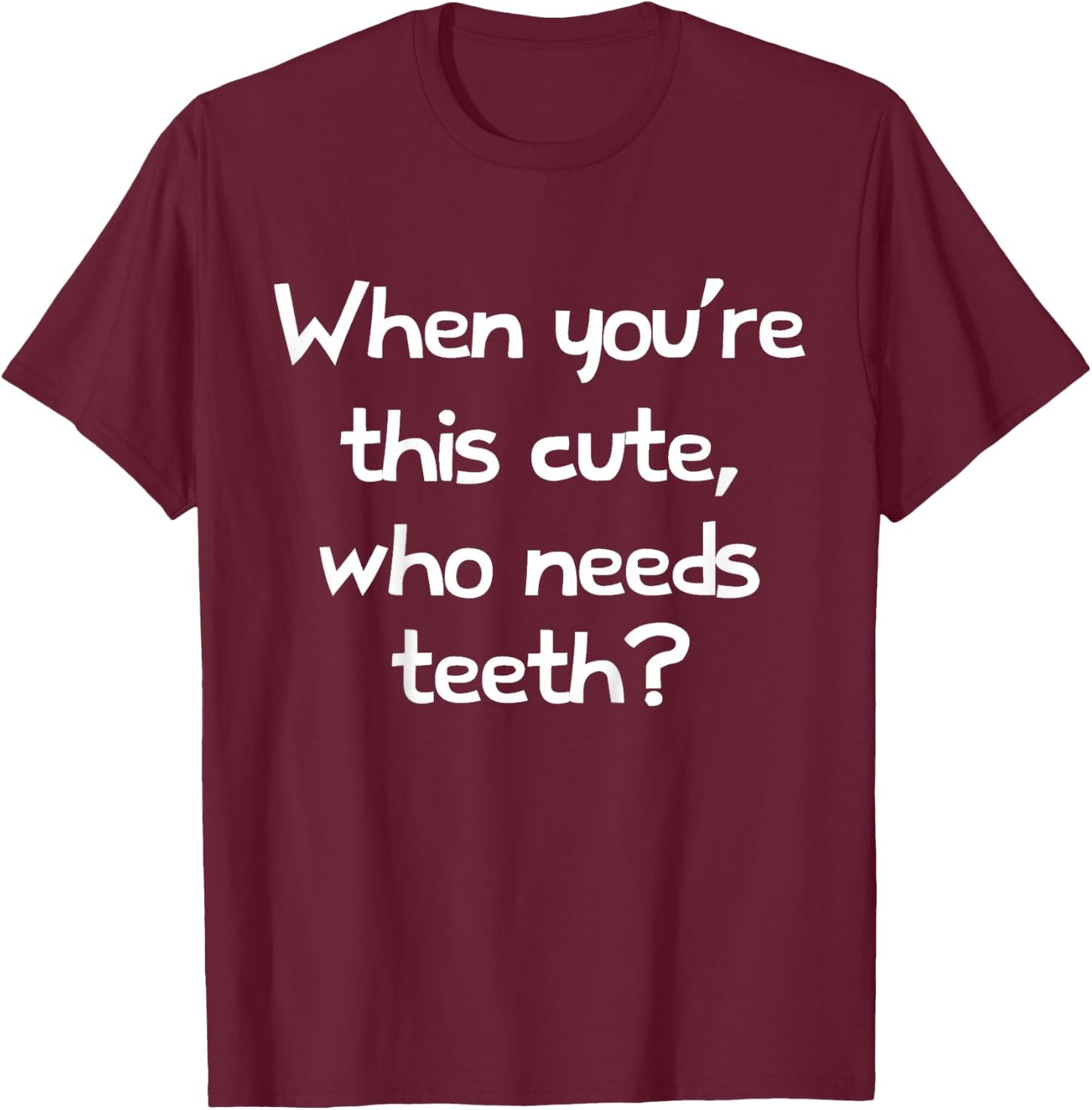 Lost Tooth Gift T-Shirt - T-Shirt | Maroon