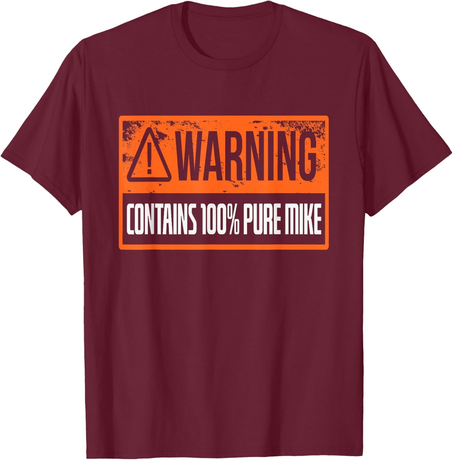 Funny Mike T-Shirt - T-Shirt | Maroon