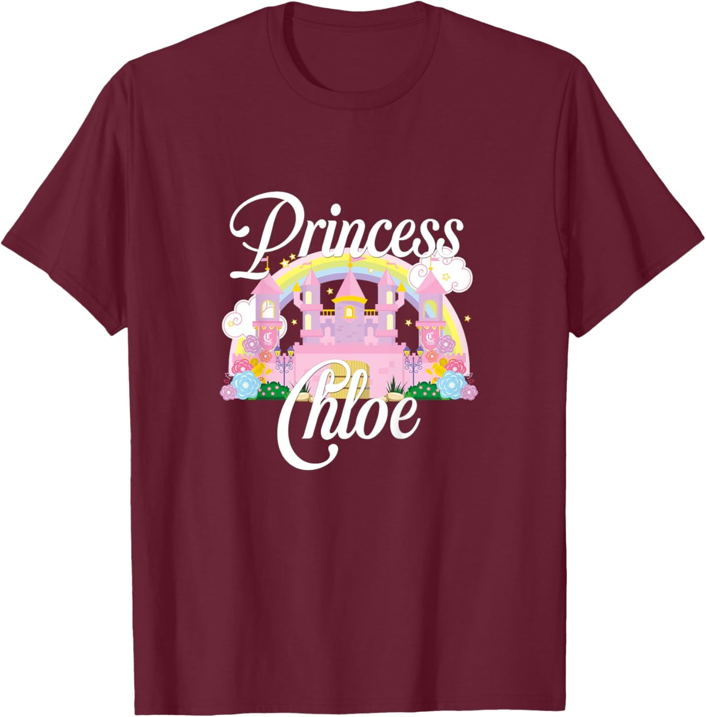 Kids Princess Chloe T-Shirt - T-Shirt | Maroon