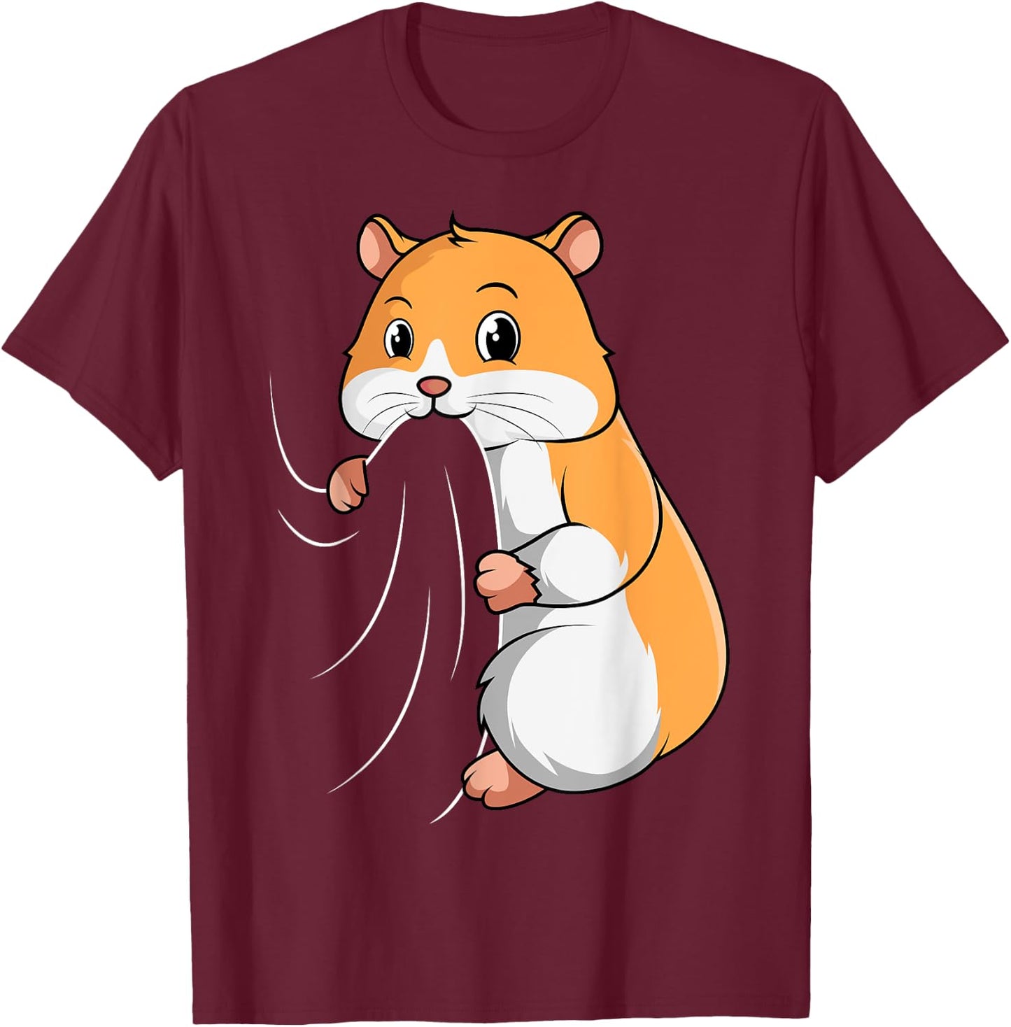Hamster Gold Hamster Dwarf Hamster Girls Women Children T-Shirt - T-Shirt | Maroon