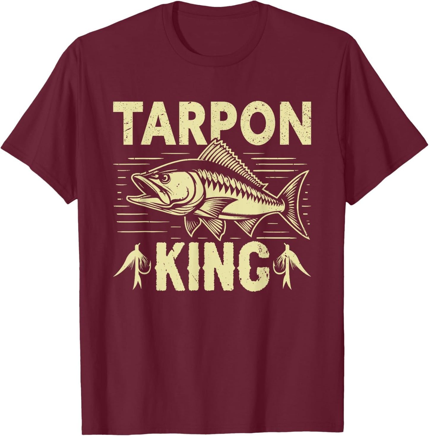 Tarpon King Tarpon T-Shirt - T-Shirt | Maroon