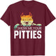 Show Me Your Pitties for a Rude Dogs Pit Bull Lover T-Shirt - T-Shirt | Maroon