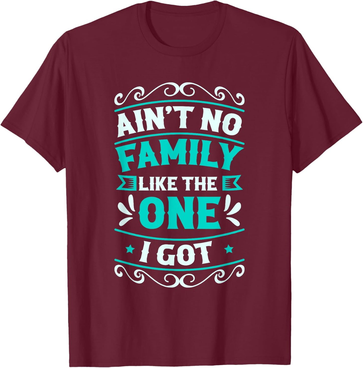 Ain't No Family Like The One I Got Family Reunion T-Shirt - T-Shirt | Maroon