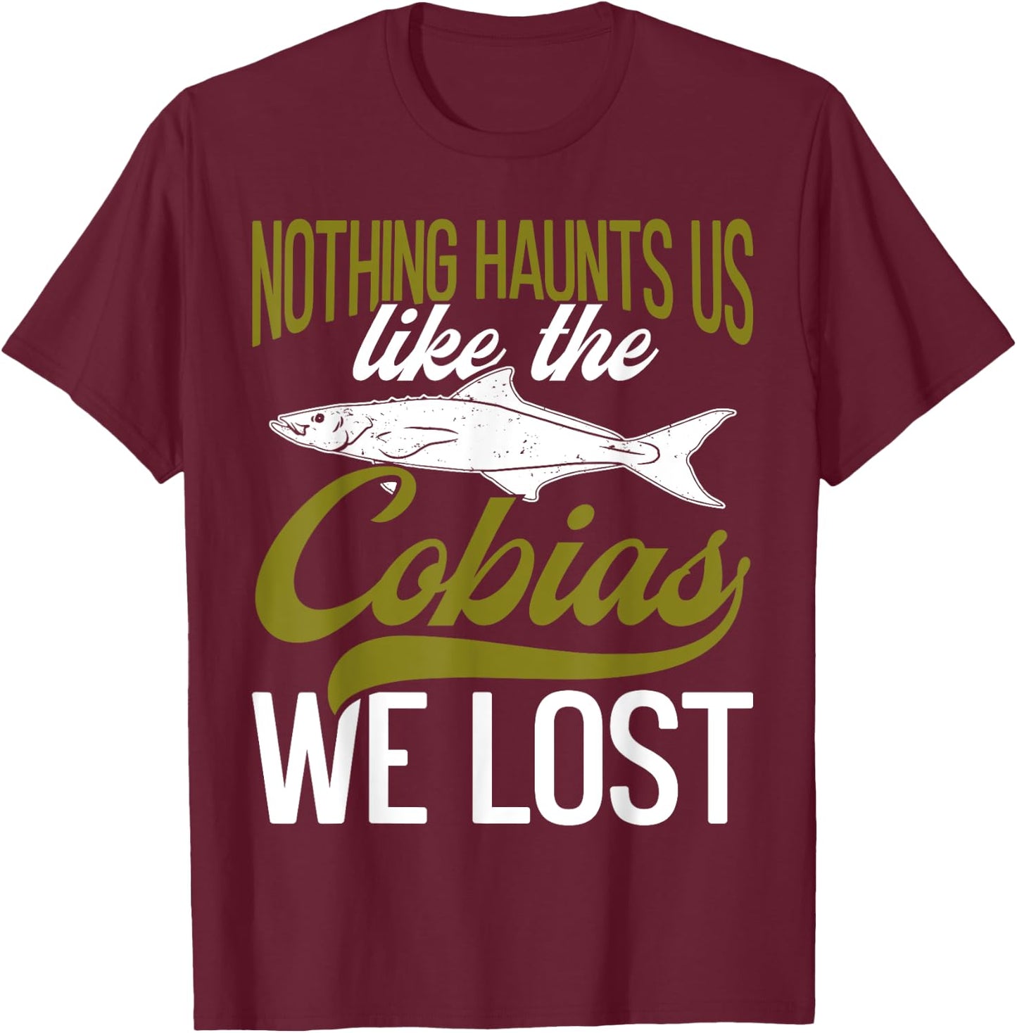 Cobia Fishing Lure & Cobia Fishing Equipment Cobia Fisher T-Shirt - T-Shirt | Maroon