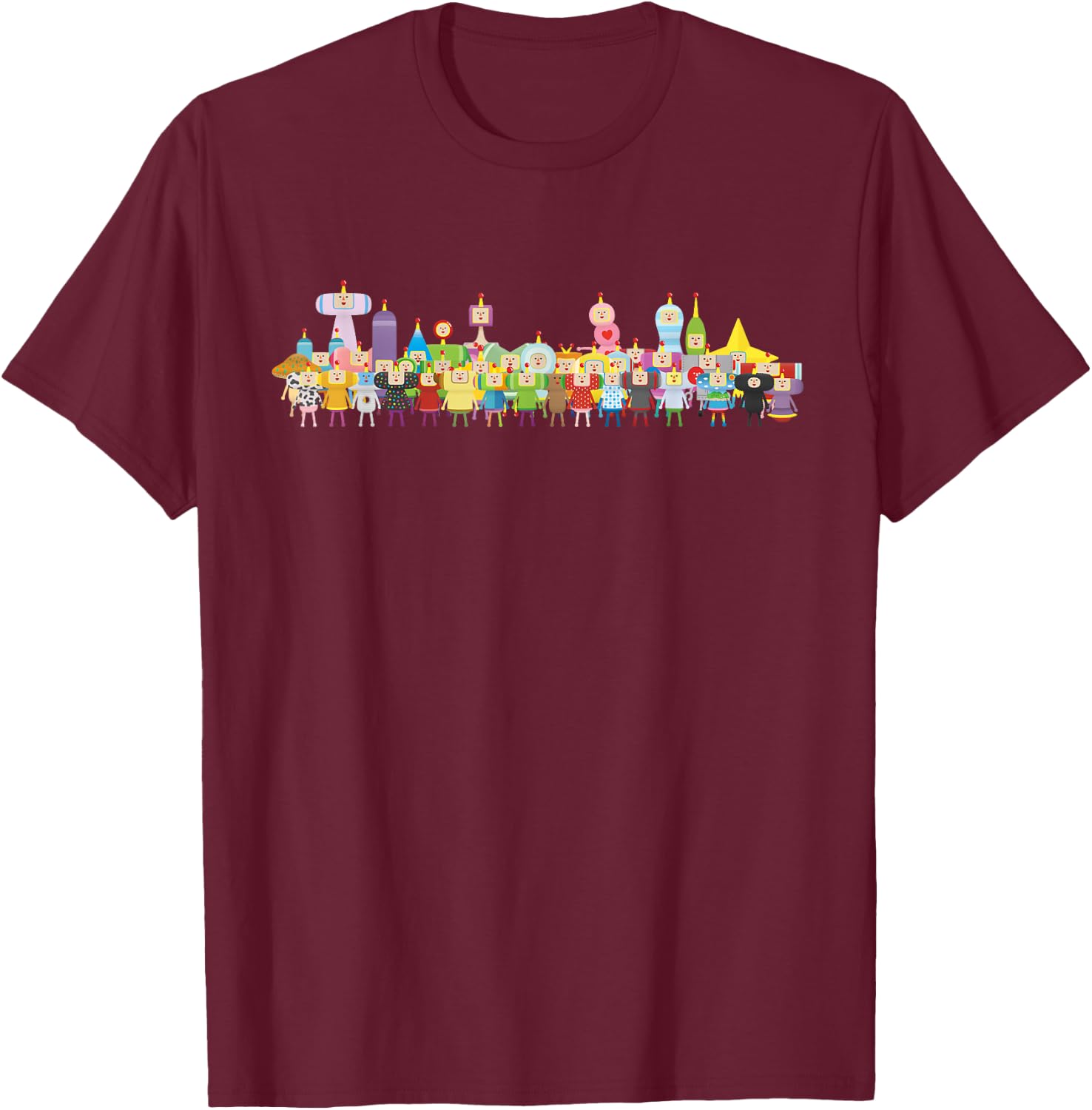 Katamari Damacy 005 T-Shirt - T-Shirt | Maroon