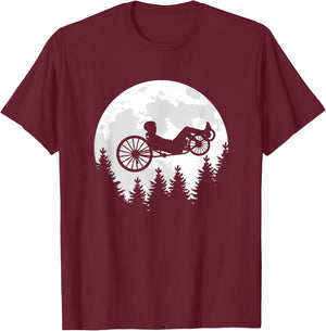Mond Recumbent Bike T-Shirt - T-Shirt | Maroon