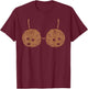 Coconut Bra Hawaiian Tiki Hula Party DIY Halloween Costume T-Shirt - T-Shirt | Maroon
