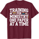 Seminary Student Religious Theology Bible Verse Jesus Christ T-Shirt - T-Shirt | Maroon