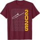 Class of 2025 Senior Trombone for Trombonist T-Shirt - T-Shirt | Maroon