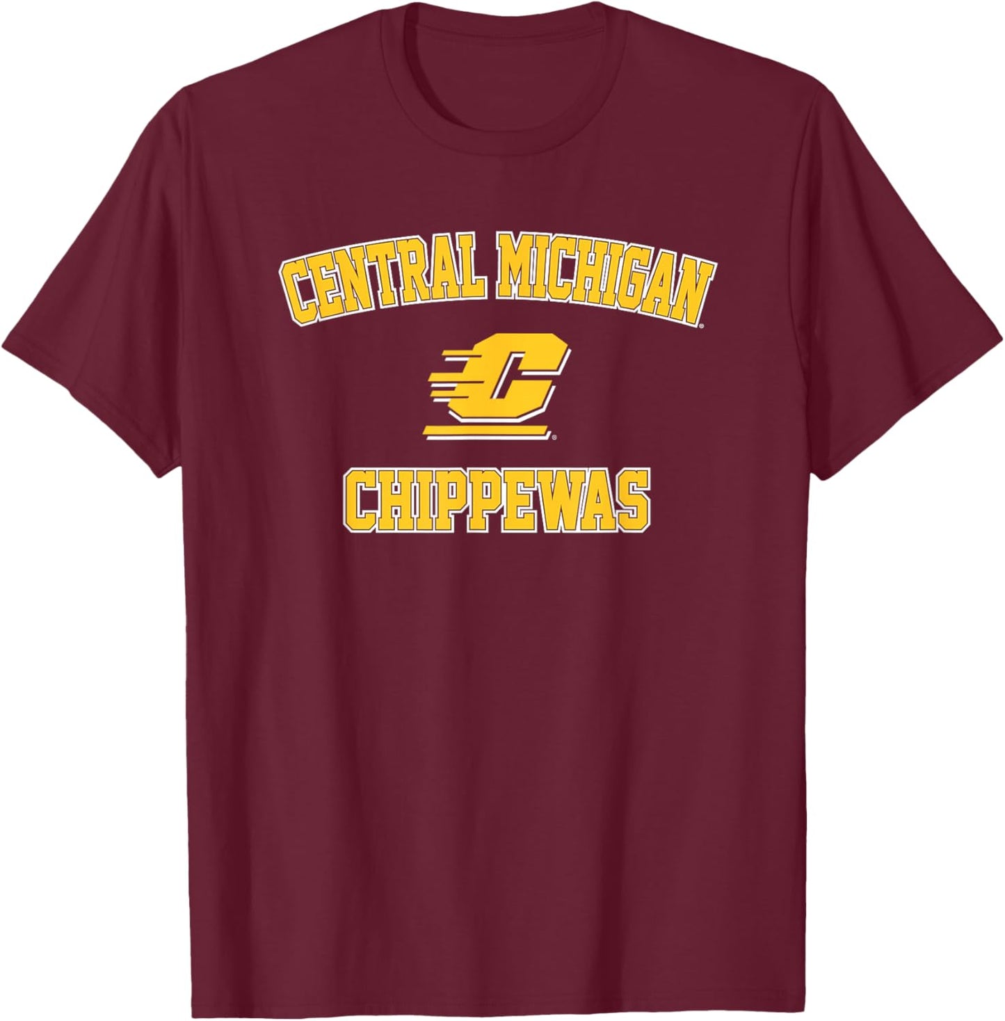Central Michigan University CMU Chippewas Campus Classic T-Shirt - T-Shirt | Maroon