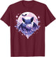 Cute Kawaii Witch Bat Crystal Alchemist Pastel Goth T-Shirt - T-Shirt | Maroon