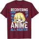 Anime All Nighter Japanese Manga Sun Series Moon Cloud Star T-Shirt - T-Shirt | Maroon