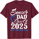 Senior Dad Class Of 2025 I'm Not Crying You're Crying T-Shirt - T-Shirt | Maroon