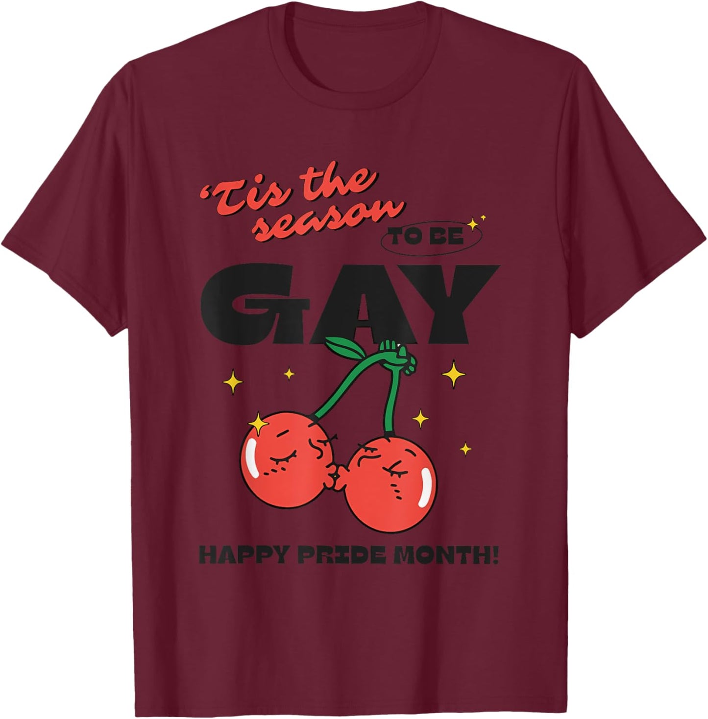 Pride T-Shirt - T-Shirt | Maroon